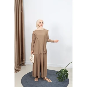 Çapraz Pantolonlu Sandy Takım