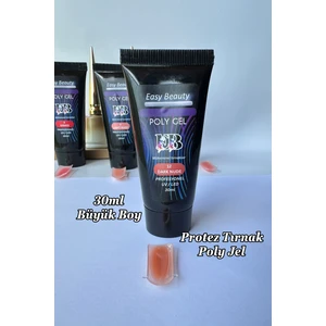 Easy Beauty 30 ml Protez Tırnak Jeli Poly Jel Evde Kolay Protez Tırnak Yap