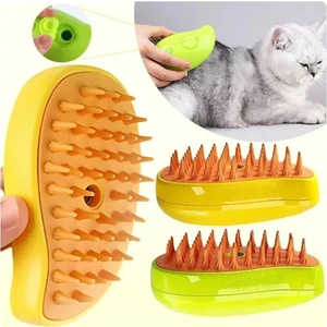 Buharlı Kedi ve Köpek Yıkama Tarağı Yumuşak Silikon Uçlu