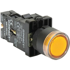 22mm Işıklı Buton Sarı NO MB3-EW651