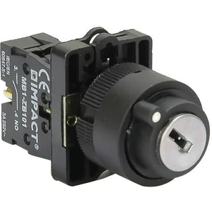 22mm Anahtarlı Buton 0-1 NO MB3-EG210
