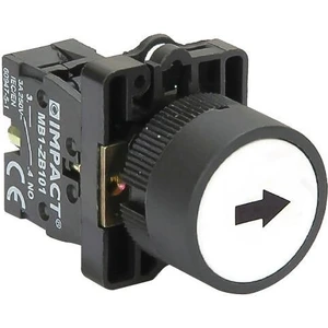 22mm İşaretli Yaylı Buton Beyaz NO MB3-EA112