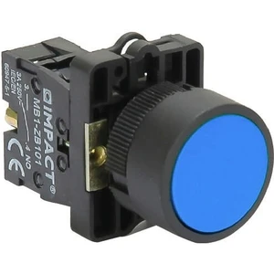 22mm Yaylı Buton Mavi NO MB3-EA610