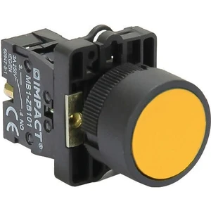 22mm Yaylı Buton Sarı NO MB3-EA510