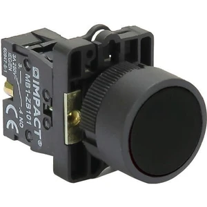 22mm Yaylı Buton Siyah NO MB3-EA210