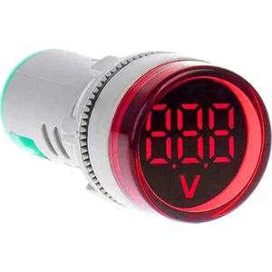 22mm Voltmetre Sinyal Lambası 12-500VAC Kırmz. MB3-EV546