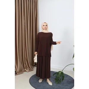 Çapraz Pantolonlu Sandy Takım