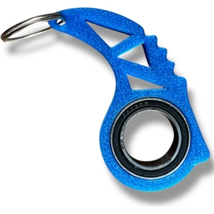 Keyrambit Rulmanlı Mavi Dönen Anahtarlık – 1 Adet