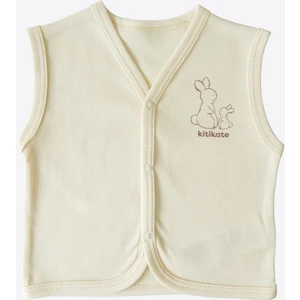 Organik New Basic Yelek Natural