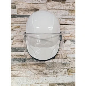 Açık Parlak Kask Beyaz