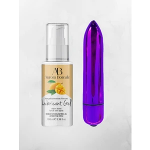 Aurora Boreale Mango Aromalı Jel 100  ml  + Mini Kurşun Vibratör Mor