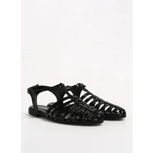 Momo Kadın Gladyatör Babet Siyah