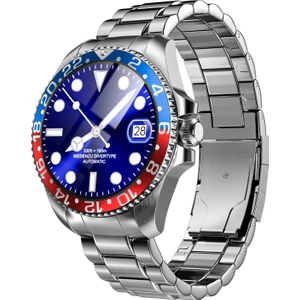 Zcwatch V0525 316L Paslanmaz Çelik, Döner Bezel, Bt Call, Spor Sağlık, IP68 Profesyonel Akıllı Saat
