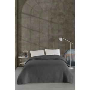 Pandora Çok Amaçlı Yatak Örtüsü Çift Kişilik (200X220 Cm) Antrasit