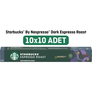 By Nespresso Dark Espresso Roast Kapsül Kahve 10 x 10 Adet