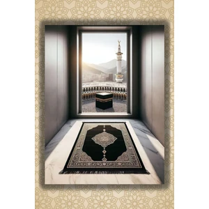 Kâbe Mdf Poster, Islami Tablo Modeli, Dini Duvar Süsü