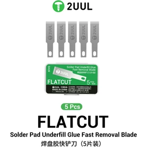 2uul DA28 Flatcut Mobil Ic Lehim Pedi Alt Dolgu Tutkal Çıkarma Bıçağı