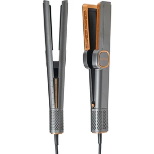 Airstrait Saç Düzleştirici, Hava Üflemeli Saç Şekillendirici, Fön Makinesi, Saç Maşası - Gri/Gold