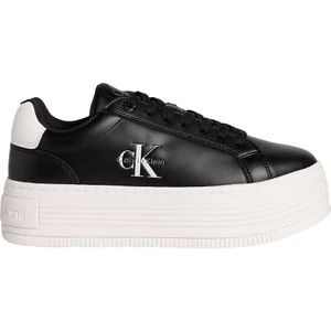 Kadın Bold Flatf Low Lace Lth Sneakers - Siyah