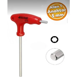 T Tipi Allen Anahtar 5 mm