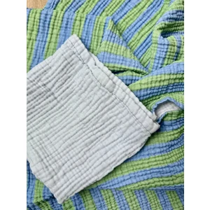 Asu Baby&Kids Green Blue Retro Kurulama Örtüsü