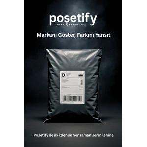 Gri Cepsiz Kargo Poşeti 22X30+5 cm 50 Adet E-Ticaret Poşeti | Yapışkan Bantlı Kargo Zarfı