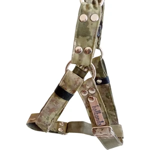 Köpek göğüs tasması orta ve büyük ırk kamuflaj destekli kumaş genişlik:3cm göğüs ölçüsü:55-95cm ayarlamalı dog harness GT4-7