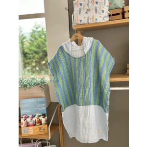 Asu Baby&Kids Green Blue Retro Müslin Panço