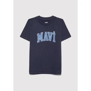 Mavi Logo Baskılı Lacivert Tişört 6610030-82318