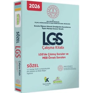 2026 8. Sınıf Meb Örnek Soruları Lgs Sözel Inkılap Tarihi - Din Kültürü - Ingilizce Çalışma Kitabı