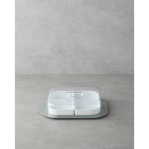 Daisy Plastik 4 Bölmeli Kahvaltılık 26X23 cm Yeşil
