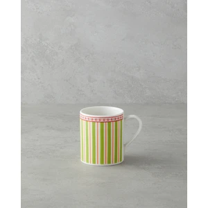 Elora Bone Porselen Kupa 290 ml Yeşil-Turuncu-Pembe