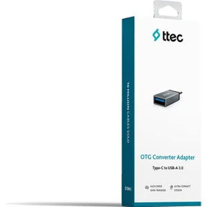 2DK43UG Ttec Type-C Usb-A 3.0 Otg Dönüstürücü Adaptör Uzay Grisi