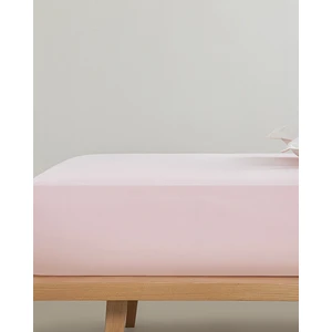 English Home Düz Pamuklu Tek Kişilik Lastikli Çarşaf 100x200 cm Toz Pembe