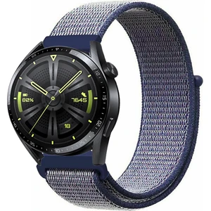 Huawei Watch Gt3 46MM Akıllı Saat Uyumlu Spor Kumaş Desenli Cırt Cırtlı Kordon Kayış