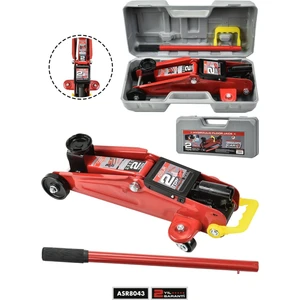 2 Ton Tekerlekli Çantalı Oto Kriko Araç Kaldırma Krikosu Hidrolik Timsah Kriko