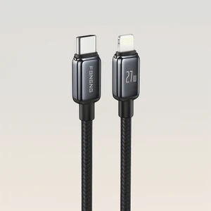 Apple iPhone 27W Type-C To Lightining Foneng Hızlı Şarj Kablosu 1 Metre 7 8 x Xr 11 12 13 14 Pro Max Plus