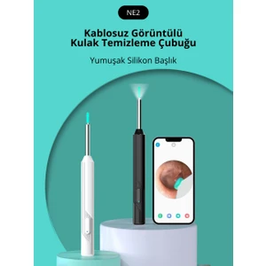 Bloom Picks Wifi Kameralı Şarjlı Akıllı Kulak Temizleyici Görüntülü Kulak Temizleme Cihazı Silikon Başlıklı