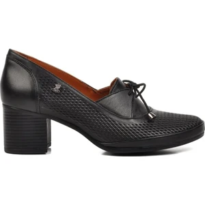 Venüs 1374Y Kadın Hakiki Deri Anatomik Taban Klasik Kalın Topuklu Ayakkabı