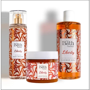 The Bath Factory Liberty Duş Jeli 3 Parça Seti Tüm Cilt Tipleri için Büyüleyici Koku