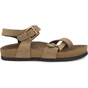 Hakiki Deri Parmak Arası Kadın Sandalet 215513