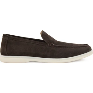 Hakiki Süet Erkek Düz Loafer 500911
