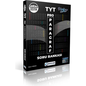 Oksijen Yayınları Oksijen 2022 TYT Paragraf Soru Bankası Video Çözümlü Oksijen Yayınları