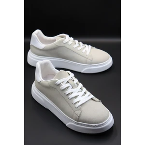 Erkek Bej Sneaker Ayakkabı