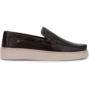 Tamer Tanca Erkek Hakiki Deri Kahverengi Loafer Ayakkabı 683 2025 Erk Ayk Y25 Kahve Fltr