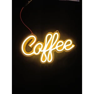 Coffee Neon Yazı - Neon Coffee Yazısı LED Neon