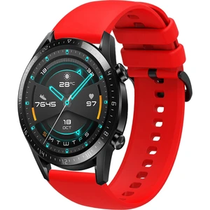 Huawei Watch Gt2 46MM Uyumlu Yumuşak Dokulu Soft Renk Silikon Kordon Kayış