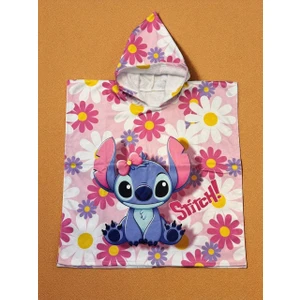 Kız Çocuk Panço Pelerin Plaj & Deniz Havlusu