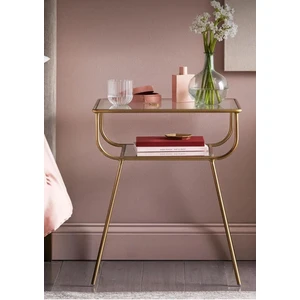 Gold Geyik Yan Sehpa