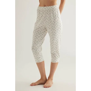 Kadın Pamuklu Kapri Pijama Altı